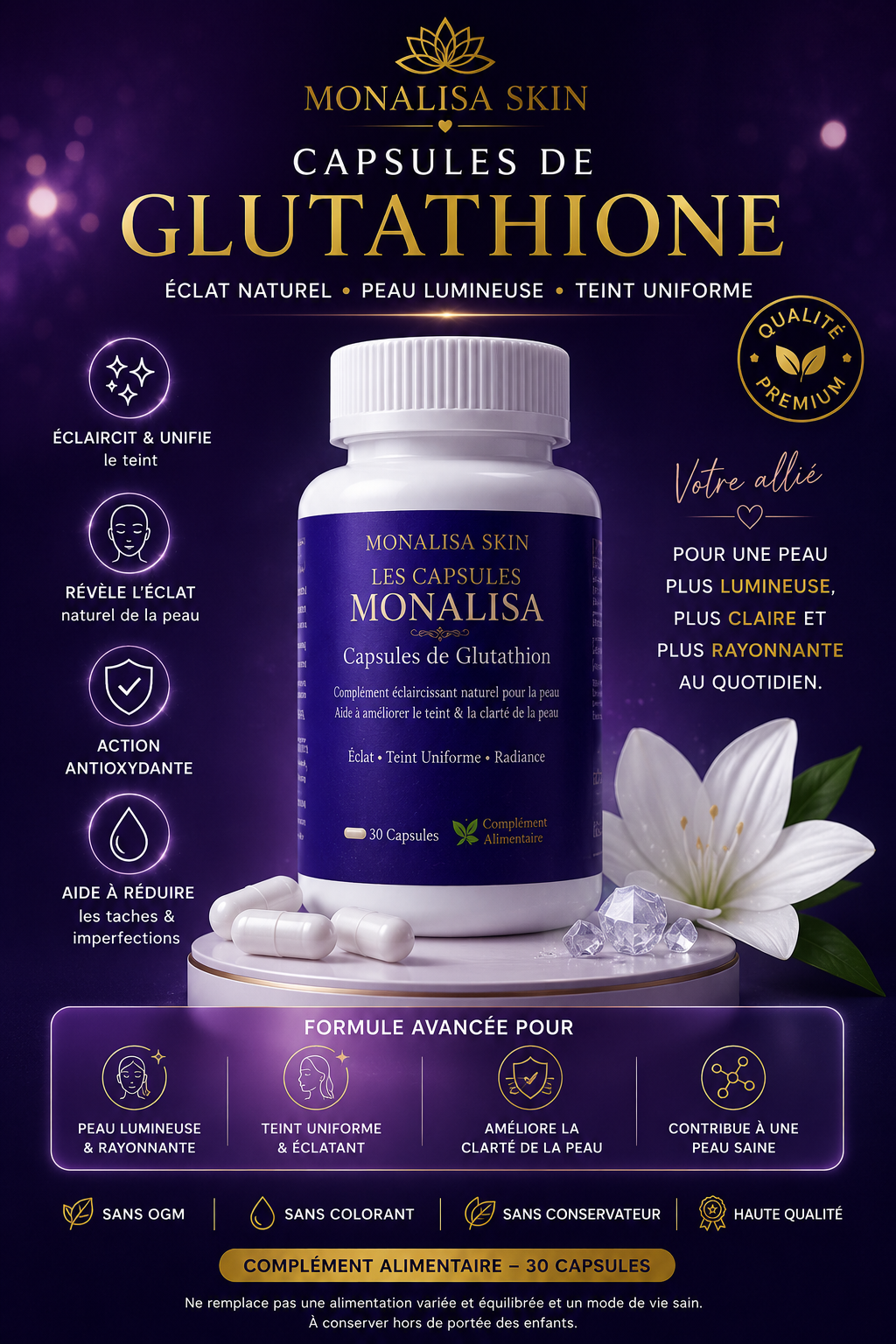 MONALISA SKIN – Capsules Glutathione
